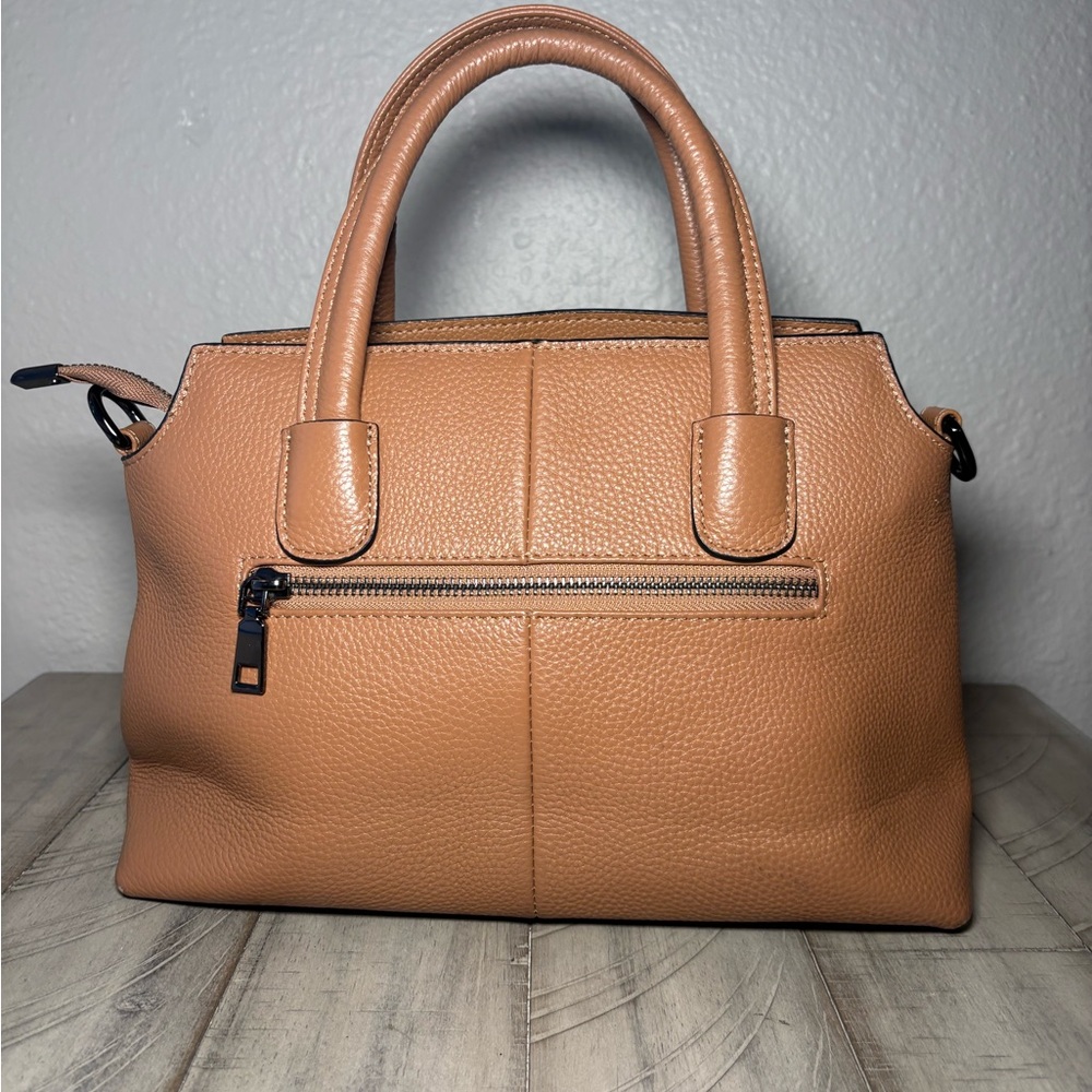 Kattee Tan Cowhide Leather Handbag - Picture 2 of 9